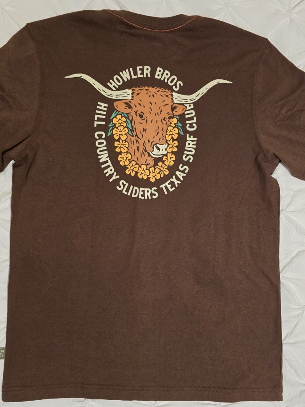 NWOT Howler Bros Hill Country Sliders T-Shirt (M)